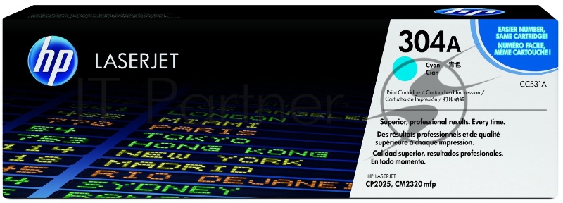 Расходные материалы HP CC531A Картридж ,Cyan{LJ CP2025/CM2320, Cyan, (2800стр.)}