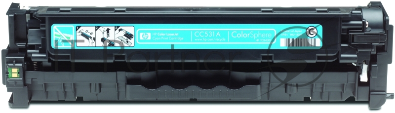 Расходные материалы HP CC531A Картридж ,Cyan{LJ CP2025/CM2320, Cyan, (2800стр.)}