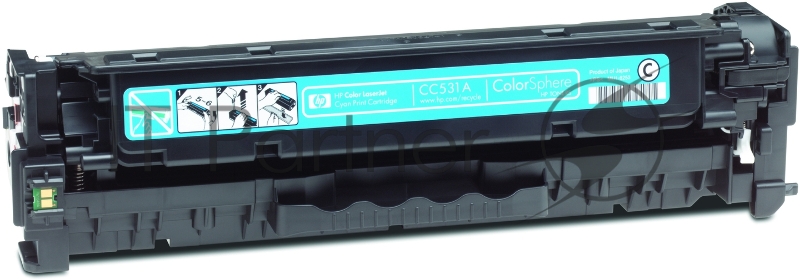 Расходные материалы HP CC531A Картридж ,Cyan{LJ CP2025/CM2320, Cyan, (2800стр.)}