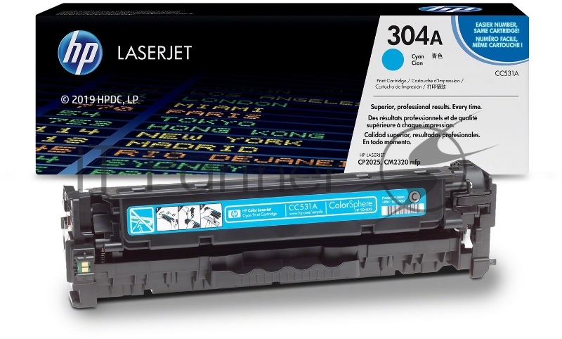 Расходные материалы HP CC531A Картридж ,Cyan{LJ CP2025/CM2320, Cyan, (2800стр.)}