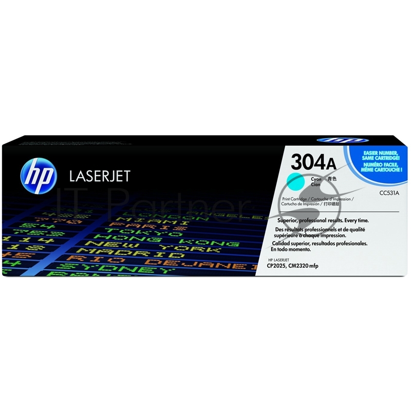 Расходные материалы HP CC531A Картридж ,Cyan{LJ CP2025/CM2320, Cyan, (2800стр.)}