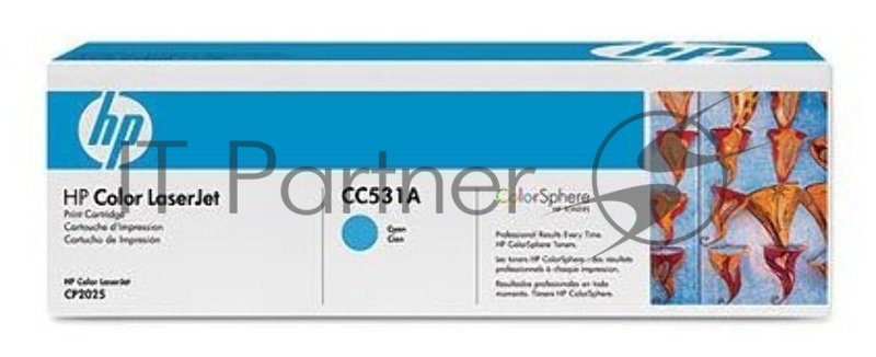 Расходные материалы HP CC531A Картридж ,Cyan{LJ CP2025/CM2320, Cyan, (2800стр.)}