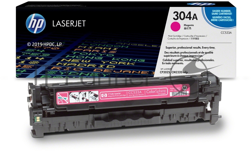 Расходные материалы HP CC533A Картридж ,Magenta{LJ CP2025/CM2320, Magenta, (2800стр.)}