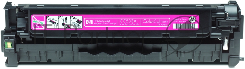 Расходные материалы HP CC533A Картридж ,Magenta{LJ CP2025/CM2320, Magenta, (2800стр.)}