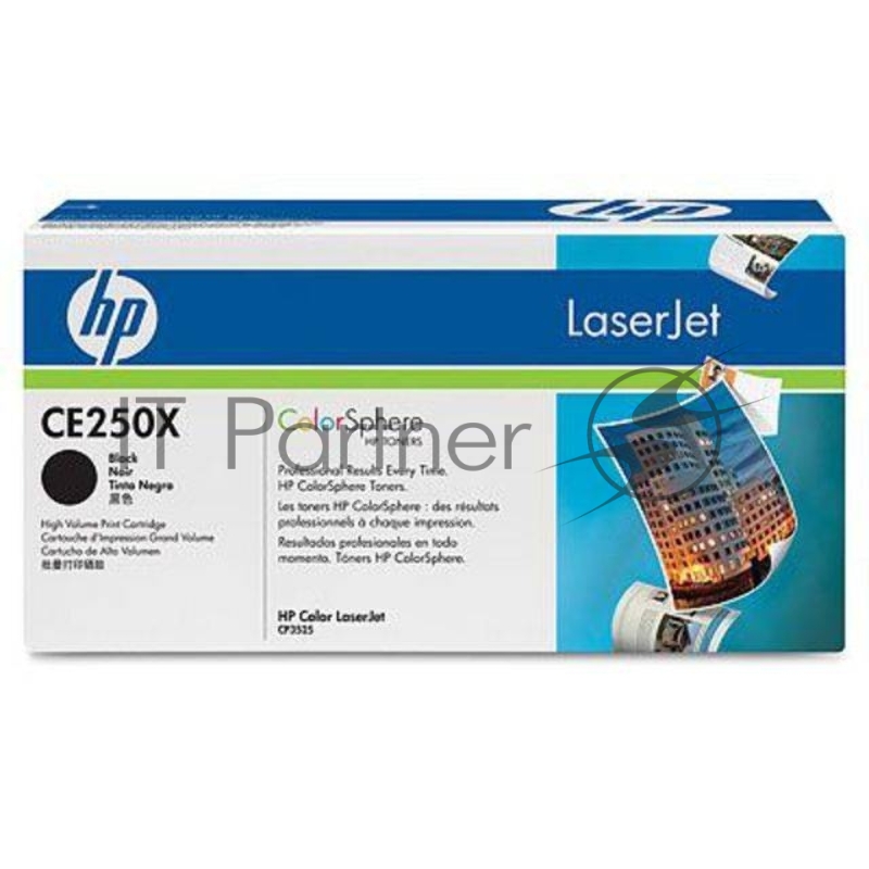Расходные материалы HP CE250X Картридж ,Black{CLJ CM3530/CP3525, Black, (10500стр.)}