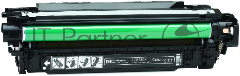 Расходные материалы HP CE250X Картридж ,Black{CLJ CM3530/CP3525, Black, (10500стр.)}