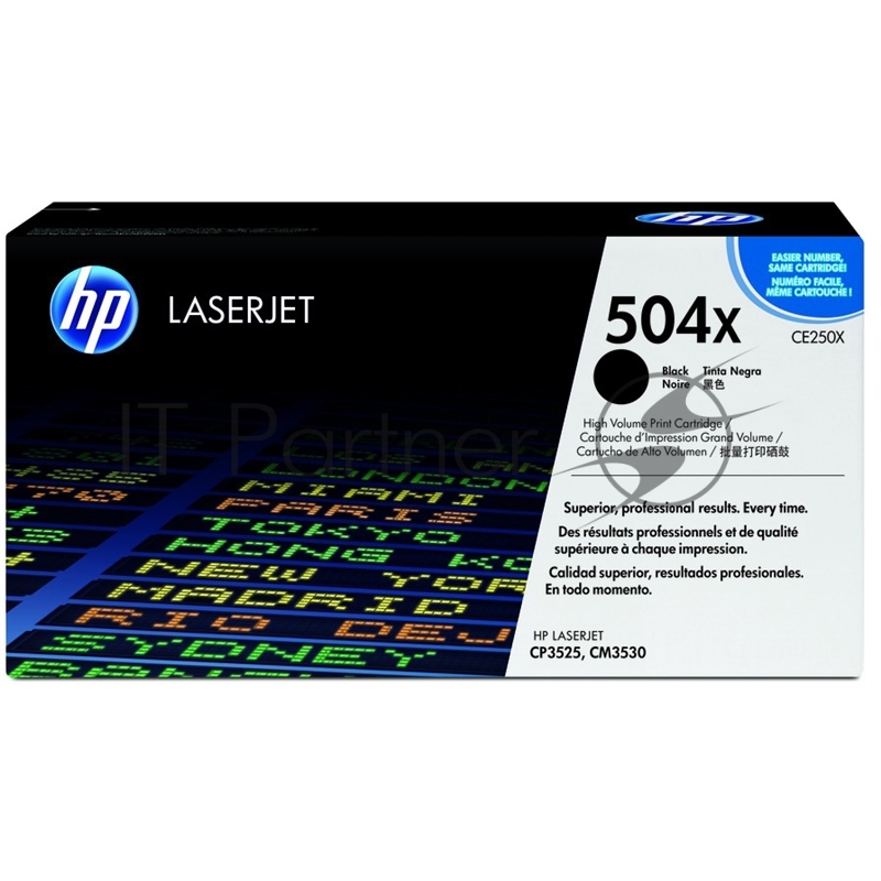 Расходные материалы HP CE250X Картридж ,Black{CLJ CM3530/CP3525, Black, (10500стр.)}