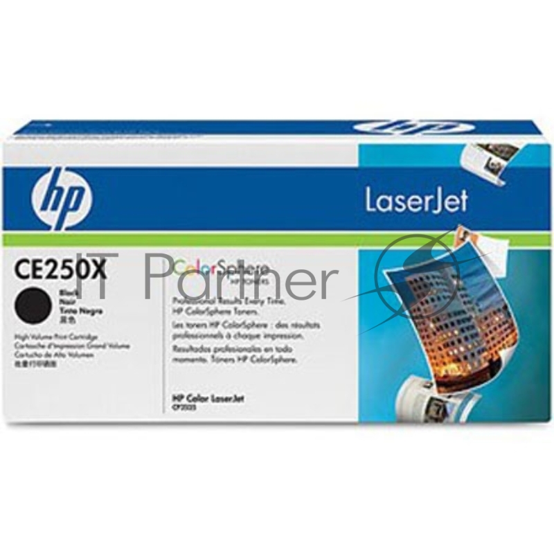 Расходные материалы HP CE250X Картридж ,Black{CLJ CM3530/CP3525, Black, (10500стр.)}