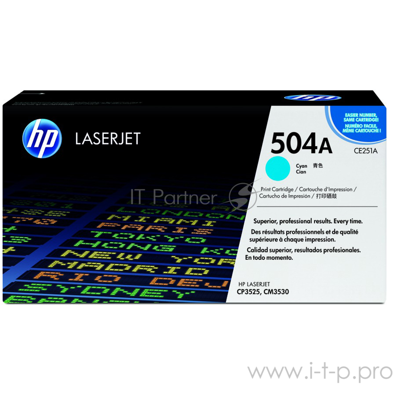 Расходные материалы HP CE251A Картридж ,Cyan{CLJ CM3530/CP3525, Cyan, (7000стр.)}