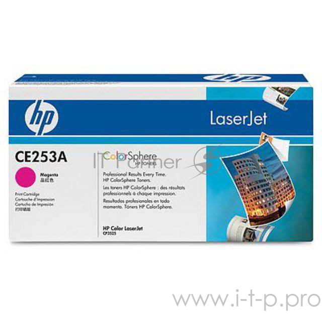 Расходные материалы HP CE253A Картридж ,Magenta{CLJ CM3530/CP3525, Magenta, (7000стр.)}