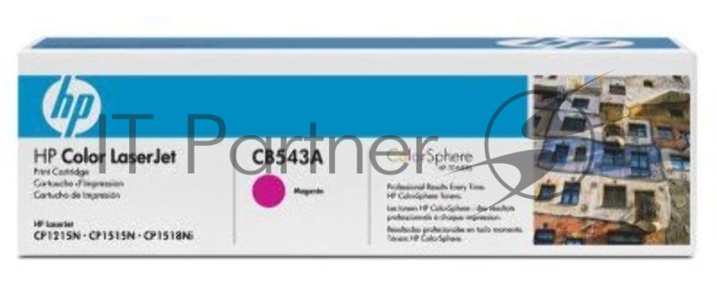 Расходные материалы HP CB543A Картридж ,Magenta{LJ P1215/1515, Magenta, (1400стр.)}