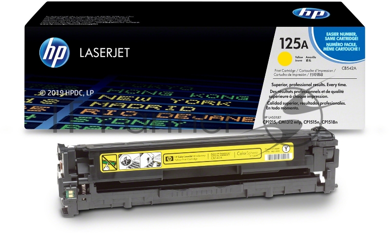 Расходные материалы HP CB542A Картридж ,Yellow{LJ P1215/1515, Yellow, (1400стр.)}
