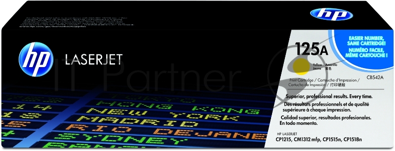 Расходные материалы HP CB542A Картридж ,Yellow{LJ P1215/1515, Yellow, (1400стр.)}