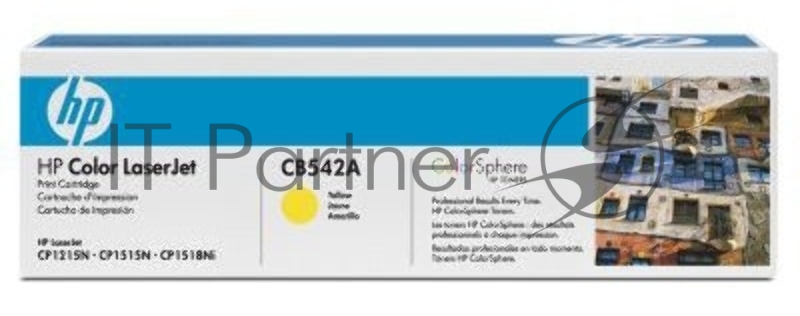 Расходные материалы HP CB542A Картридж ,Yellow{LJ P1215/1515, Yellow, (1400стр.)}