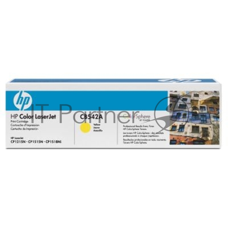 Расходные материалы HP CB542A Картридж ,Yellow{LJ P1215/1515, Yellow, (1400стр.)}