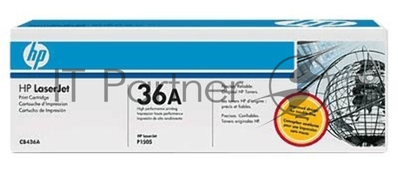 Расходные материалы HP CB436A Картридж ,Black{LJ P1505, Black, (2000стр.)}