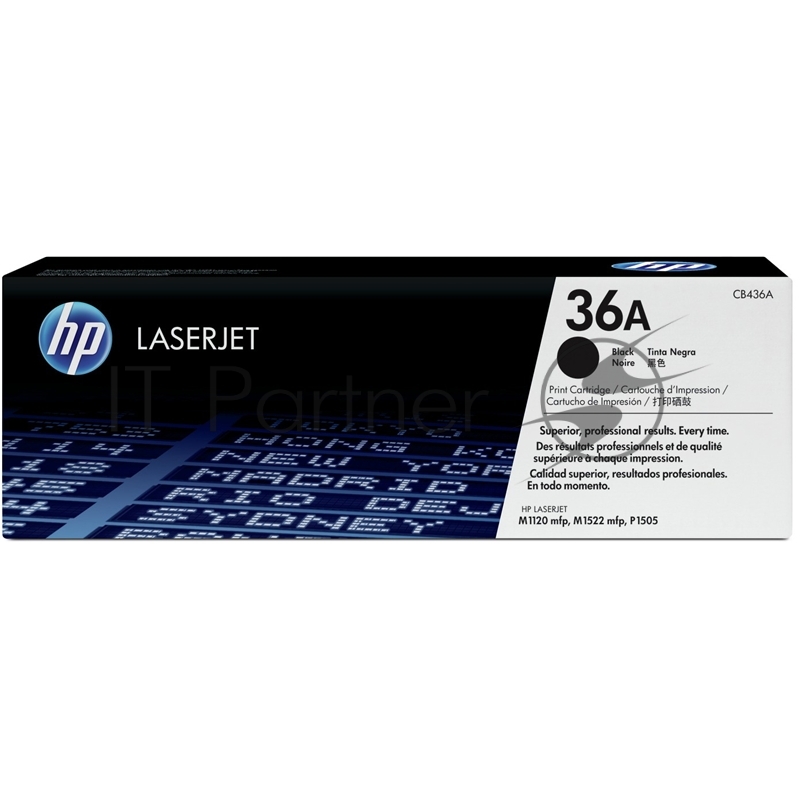 Расходные материалы HP CB436A Картридж ,Black{LJ P1505, Black, (2000стр.)}