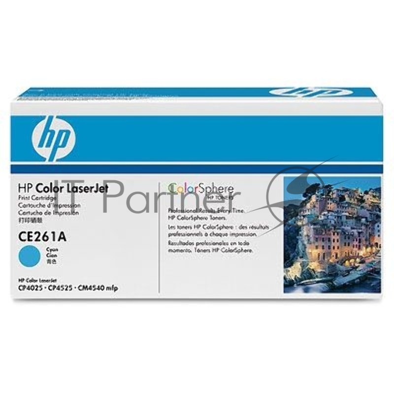 Расходные материалы HP CE261A Картридж ,Cyan{CLJ CP4025/CP4525, Cyan, (11000стр.)}