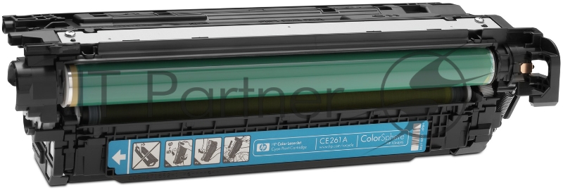Расходные материалы HP CE261A Картридж ,Cyan{CLJ CP4025/CP4525, Cyan, (11000стр.)}