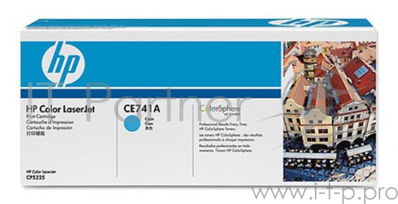 Расходные материалы HP CE741A Картридж ,Cyan{Color LJ CP5225, Cyan, (7300стр.)}