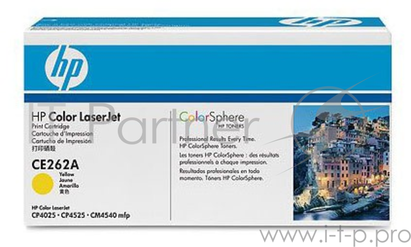 Расходные материалы HP CE262A Картридж ,Yellow{CLJ CP4025/CP4525, Yellow, (11000стр.)}