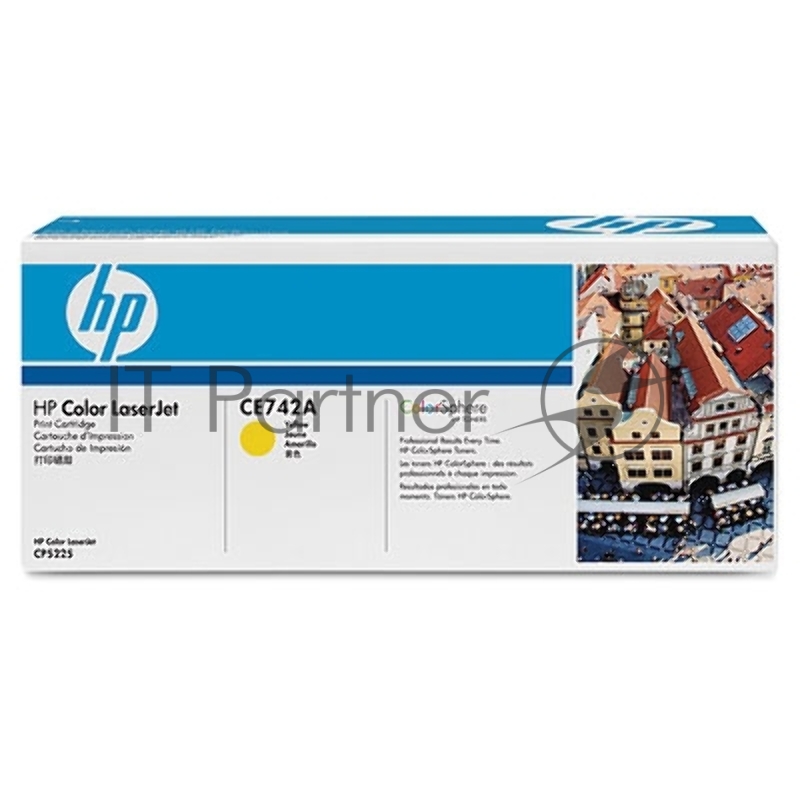 Расходные материалы HP CE742A Картридж ,Yellow{Color LJ CP5225, Yellow, (7300стр.)}