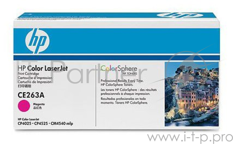 Расходные материалы HP CE263A Картридж ,Magenta{CLJ CP4025/CP4525, Magenta, (11000стр.)}