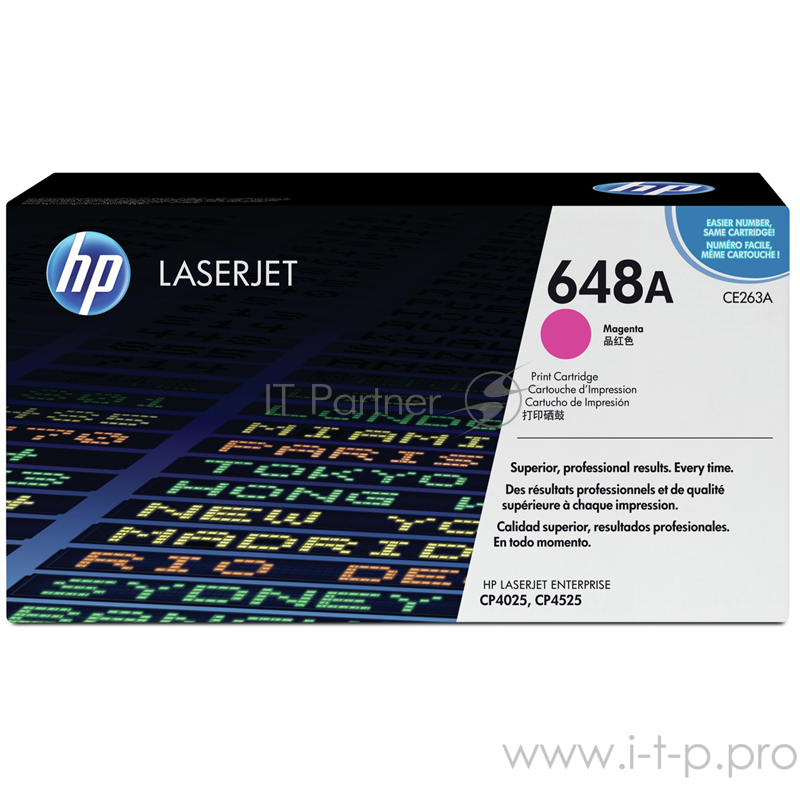 Расходные материалы HP CE263A Картридж ,Magenta{CLJ CP4025/CP4525, Magenta, (11000стр.)}