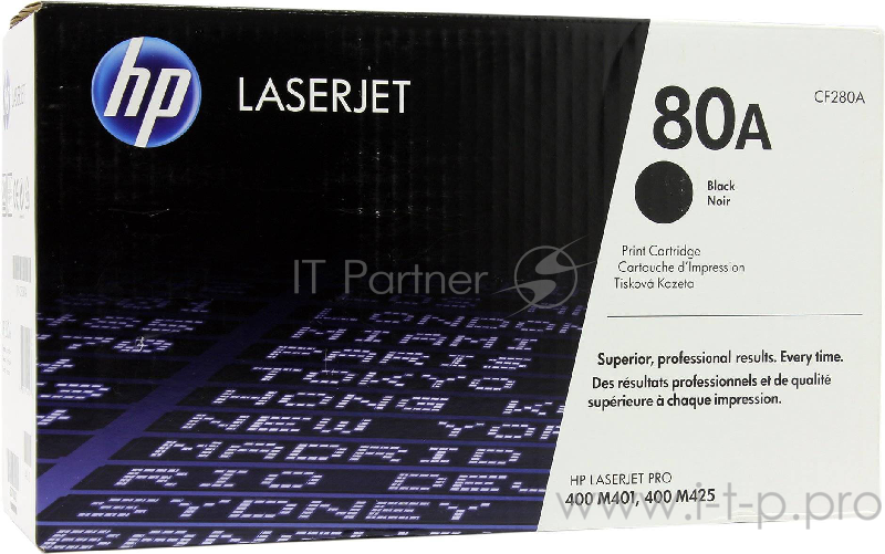 Тонер-картридж HP 80A (CF280A) Black черный, 2700 стр., для LaserJet Pro 400 M401/M425