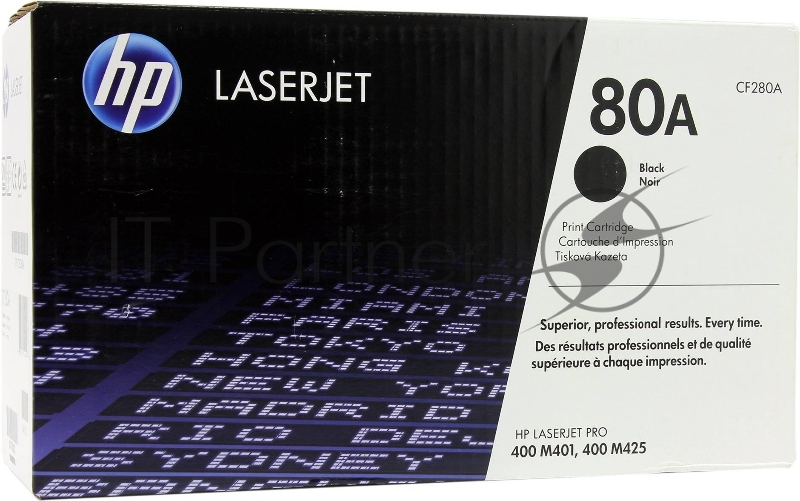 Тонер-картридж HP 80A (CF280A) Black черный, 2700 стр., для LaserJet Pro 400 M401/M425