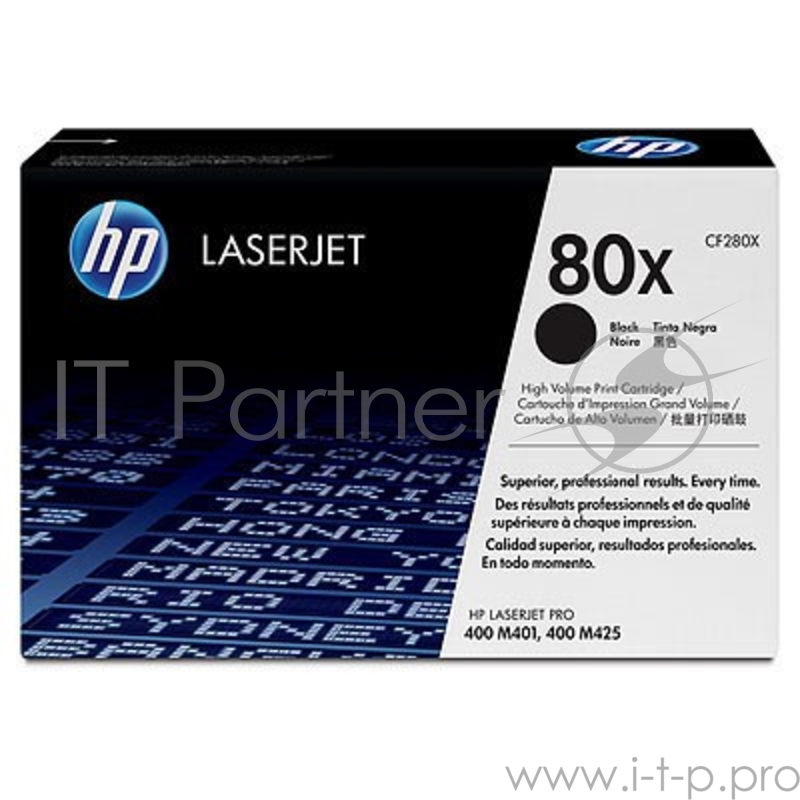 Расходные материалы HP CF280X Картридж,Black{LaserJet Pro 400 M401/M425, Black, (6900стр.)}