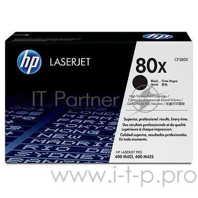 Расходные материалы HP CF280X Картридж,Black{LaserJet Pro 400 M401/M425, Black, (6900стр.)}