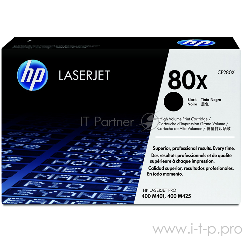 Расходные материалы HP CF280X Картридж,Black{LaserJet Pro 400 M401/M425, Black, (6900стр.)}