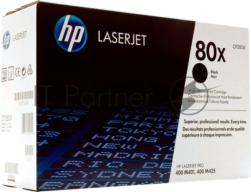 Расходные материалы HP CF280X Картридж,Black{LaserJet Pro 400 M401/M425, Black, (6900стр.)}