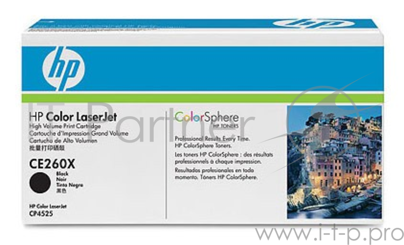 Расходные материалы HP CE260X Картридж ,Black{CLJ CP4525, Black, (17000стр.)}