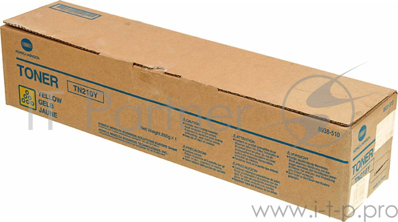 Тонер Konica-Minolta bizhub C250/252 желтый TN-210Y (o)