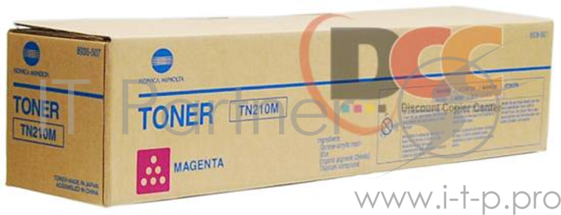 Тонер Konica-Minolta bizhub C250/252 красный TN-210M (o)