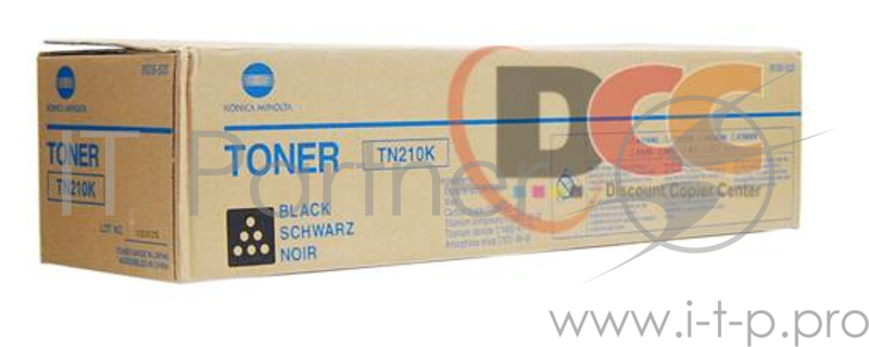 Тонер Konica-Minolta bizhub C250/252 черный TN-210K (o)