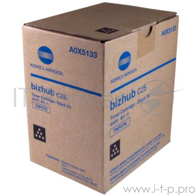 Тонер Konica-Minolta bizhub C25 черный TNP-27K