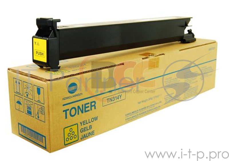 Тонер Konica-Minolta bizhub C353/353P желтый TN-314Y (o)