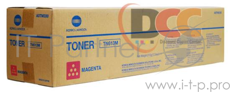 Тонер Konica-Minolta bizhub C452/552/652 красный TN-613M (o)