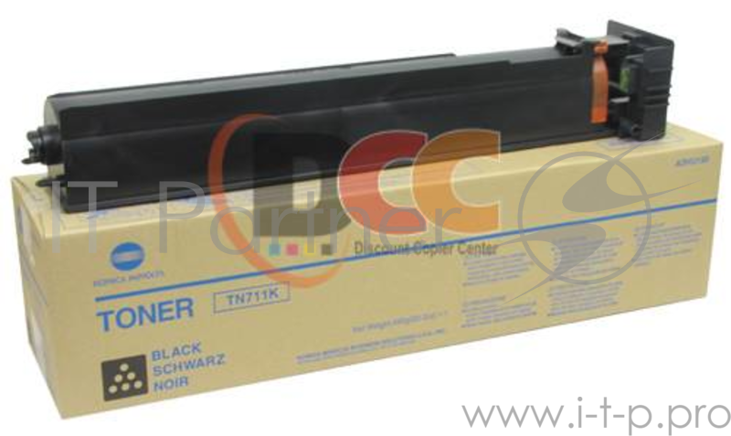 Тонер Konica-Minolta bizhub C654/754/Pro C754 черный TN-711K