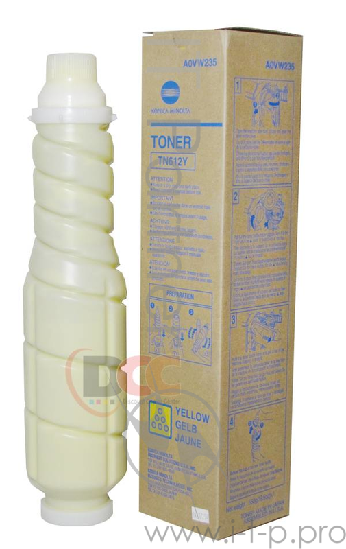 Тонер Konica-Minolta bizhub Pro C5501/6501 желтый TN-612Y