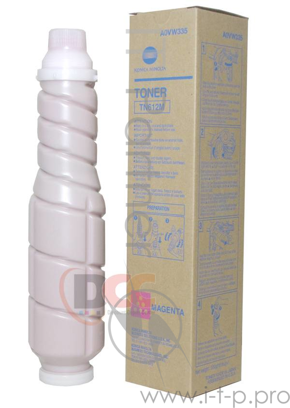 Тонер Konica-Minolta bizhub Pro C5501/6501 красный TN-612M