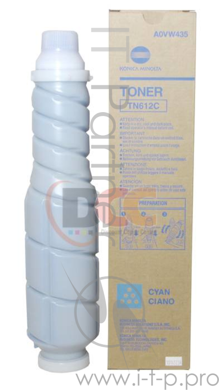 Тонер Konica-Minolta bizhub Pro C5501/6501 синий TN-612C