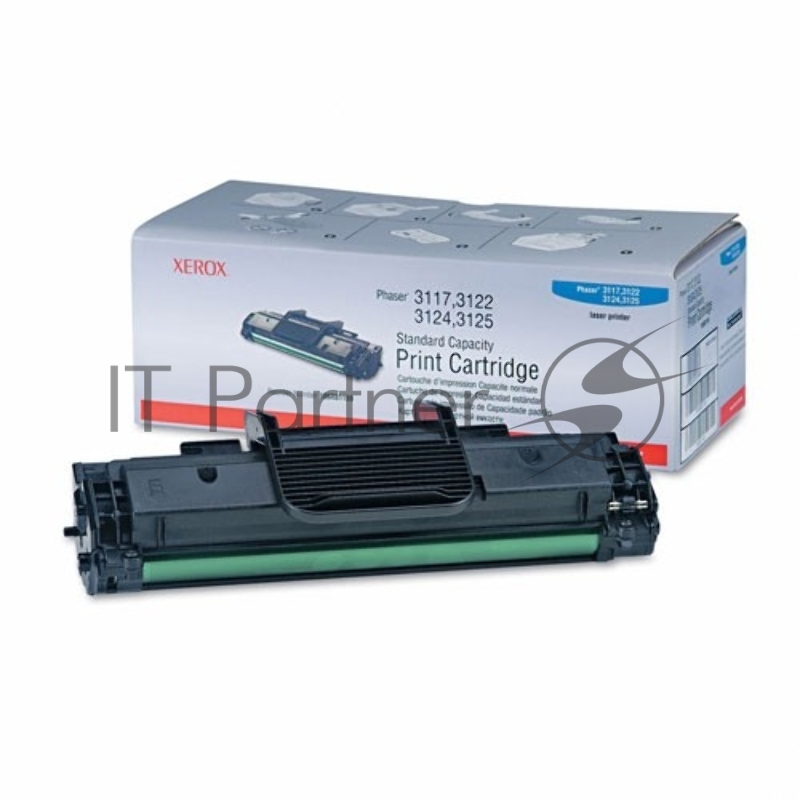 Тонер-картридж Xerox 106R01159 Black черный, 3000 стр., для Phaser 3117/3122/3124/3125 (channels)