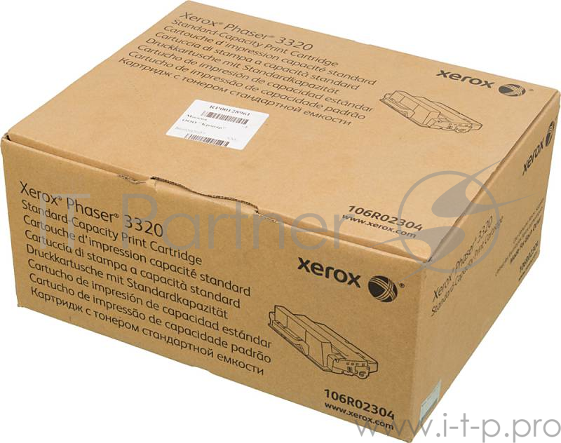 Тонер Картридж Xerox 106R02304 черный,black (5000 стр) для Phaser 3320 (Channels)