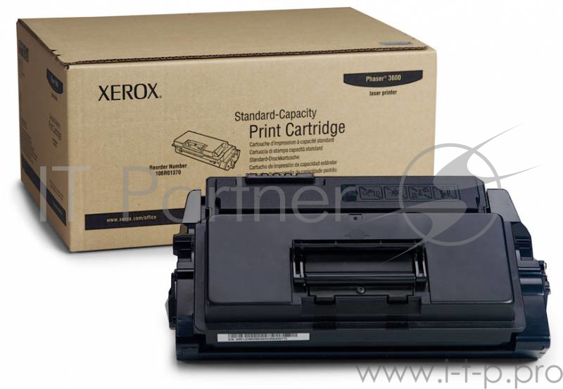 Тонер-картридж Xerox 106R01370 Black черный, 7000 стр., для Phaser 3600 (channels)