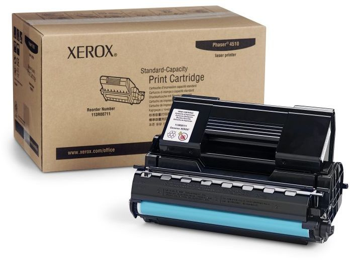 Тонер-картридж Xerox 113R00712 Black, черный, 19 000 стр., для Phaser 4510 (channels)