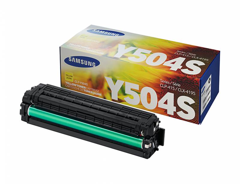 Расходные материалы Samsung CLT-Y504S/SEE for CLP-415N/415NW/CLX-4195FN, Yellow